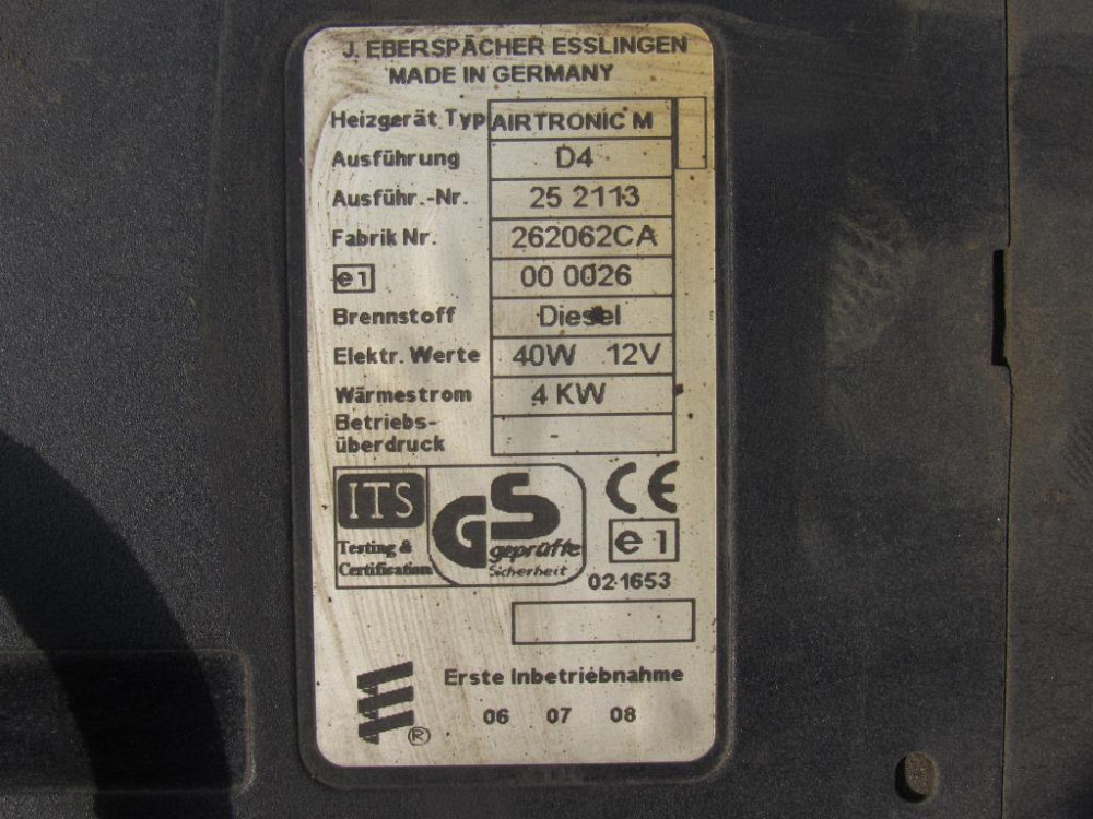 Автономна пічка Eberspacher Opel Vivaro 2001-2019 (суха 4 квт) Ковель - изображение 2