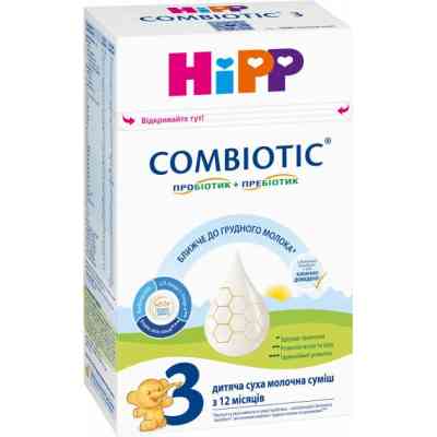 Дитяча суміш HiPP молочна Combiotic 3 +12 міс. 500 г (9062300138785) Вінниця