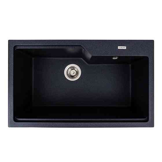Гранітна мийка для кухні VALESO NIKA 7545 матова Карбон Коломыя