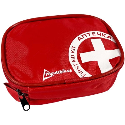 Автомобільна аптечка Poputchik -1 (АМА-1) згідно ДСТУ 3961-2000 футляр м&apos;який червоний 19х8 (02-021-М) Вінниця - фото 3