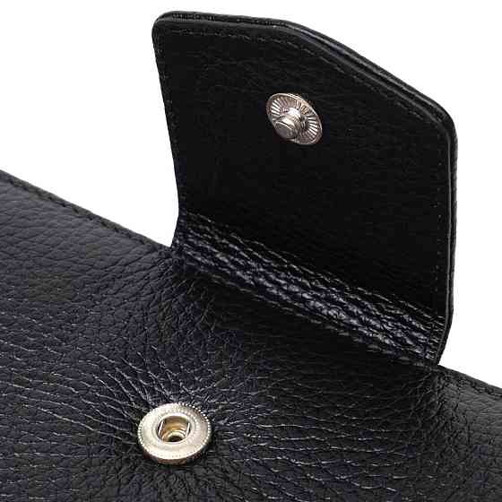 Кожаный женский кошелек с блоком для карт и документов Tony Bellucci 21955 Черный Киев