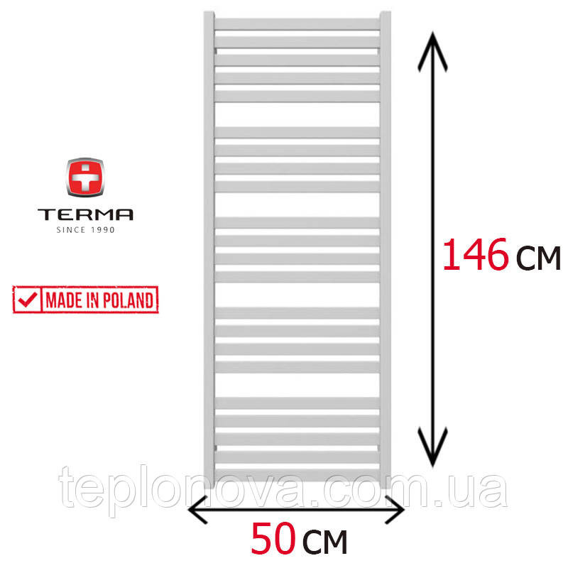 Водяна Рушникосушка Плоска 1460х500 Terma Marta Чернівці - фото 1