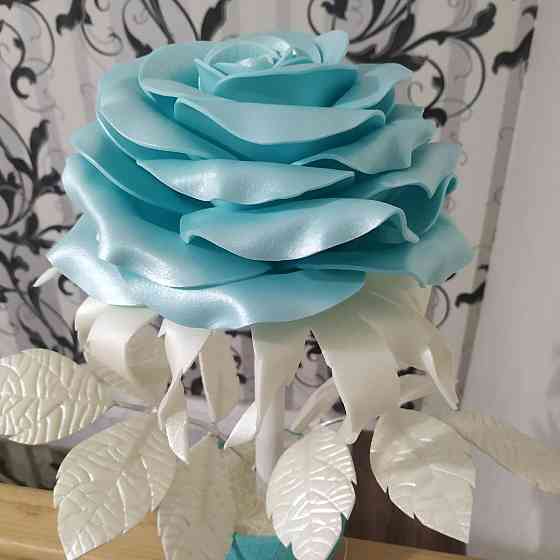 Світильник-нічник "Аквамаринова троянда" Дніпро