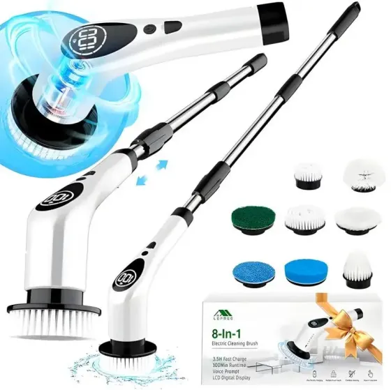 Щетка электрическая 8 насадок,360 градусов Cleaning brush AND 1-33 Коломия
