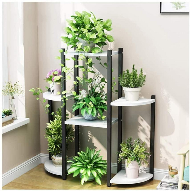 Підставка для квітів "Маргаріда 6" венге-зефір Миколаїв - фото 1