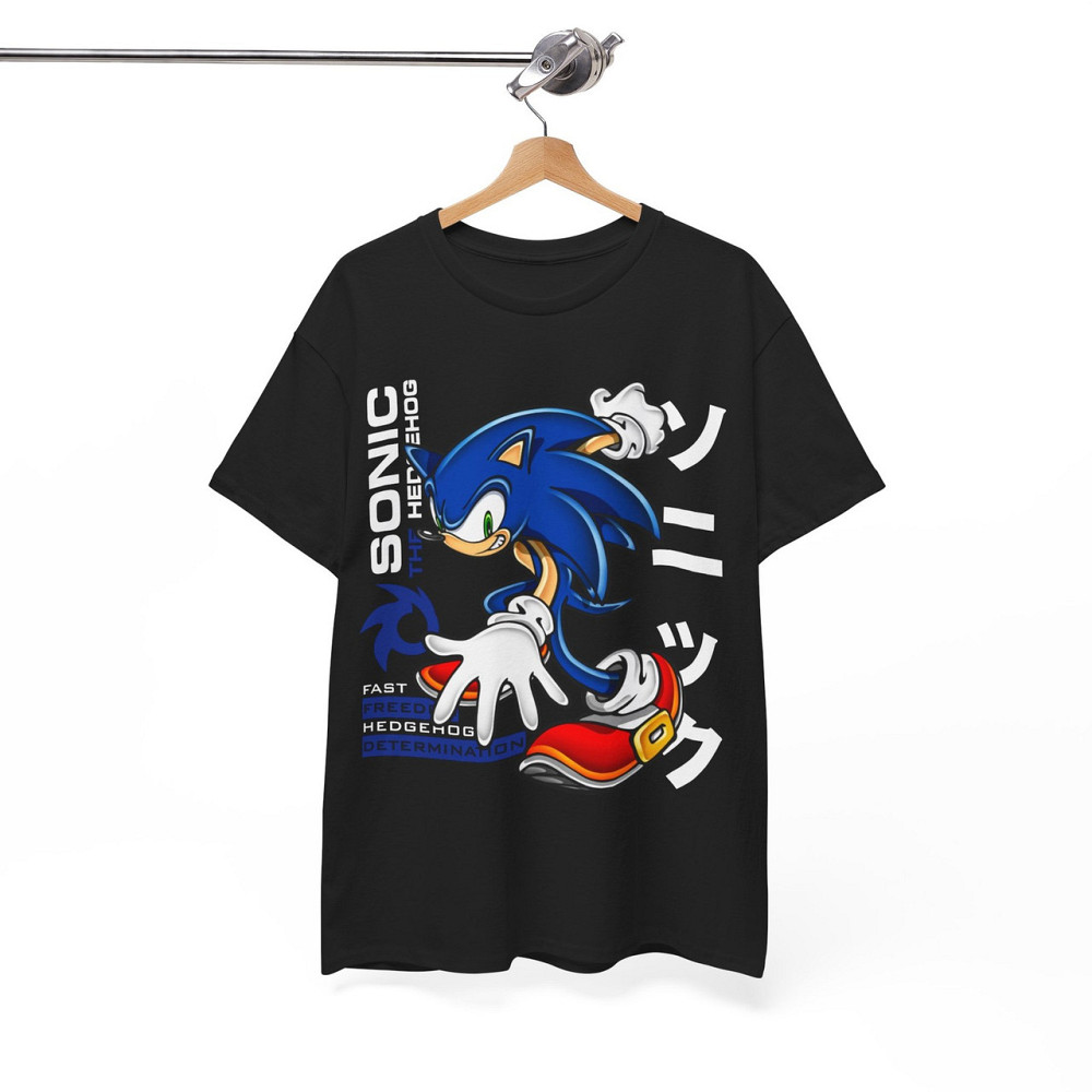 Футболка для мальчика аниме Схадов Хедгехог Хероес Соник оверсайз (рост от 165 до 180 ) Черний AnimeJ0093m Днепр - изображение 8