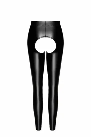 Легінси Noir Handmade F304 Taboo wetlook leggings with open crotch and bum - L Львов