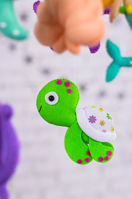 Музичний мобіль WoollyFox «Русалонька» з 35 мелодіями Київ - фото 6