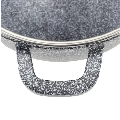 Каструля литий алюміній 2,3л 20*8см скляна кришка а/п Snow Marble 100500 Ofenbach Житомир - изображение 7