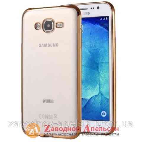 Samsung J7 J700 J701 чохол Electroplating gold Одеса