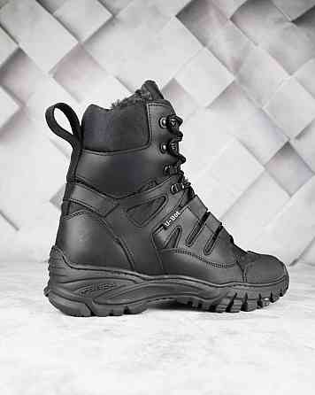 Военные зимние мужские ботинки -20 прошиты и проклеены на меху Зимняя тактическая обувь Львов