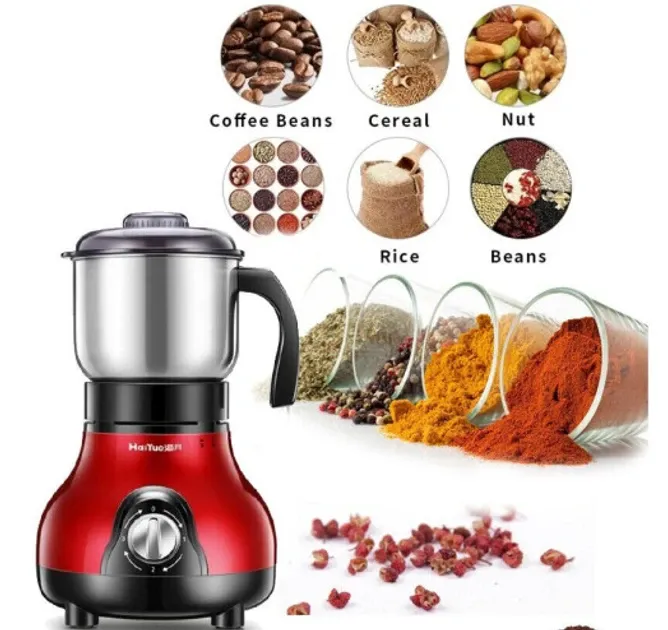 Кавомолка DOMOTEC MS-1108 Червона (250Вт, 250г) Одеса - фото 1