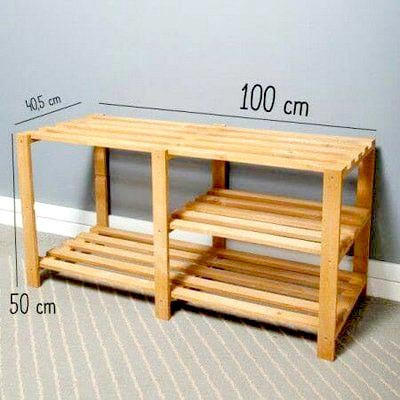 Полиця для взуття "Ландо" ваніль Миколаїв - фото 1