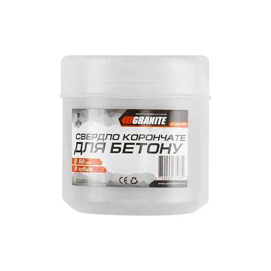 GRANITE Свердло корончате для бетону GRANITE 68 мм 8 зубців 2-08-068 Коломия