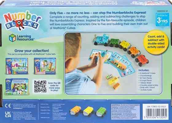 Набор Числовой поезд Learning Resources hand2mind Numberblocks.  ОРИГІНАЛ! Харьков