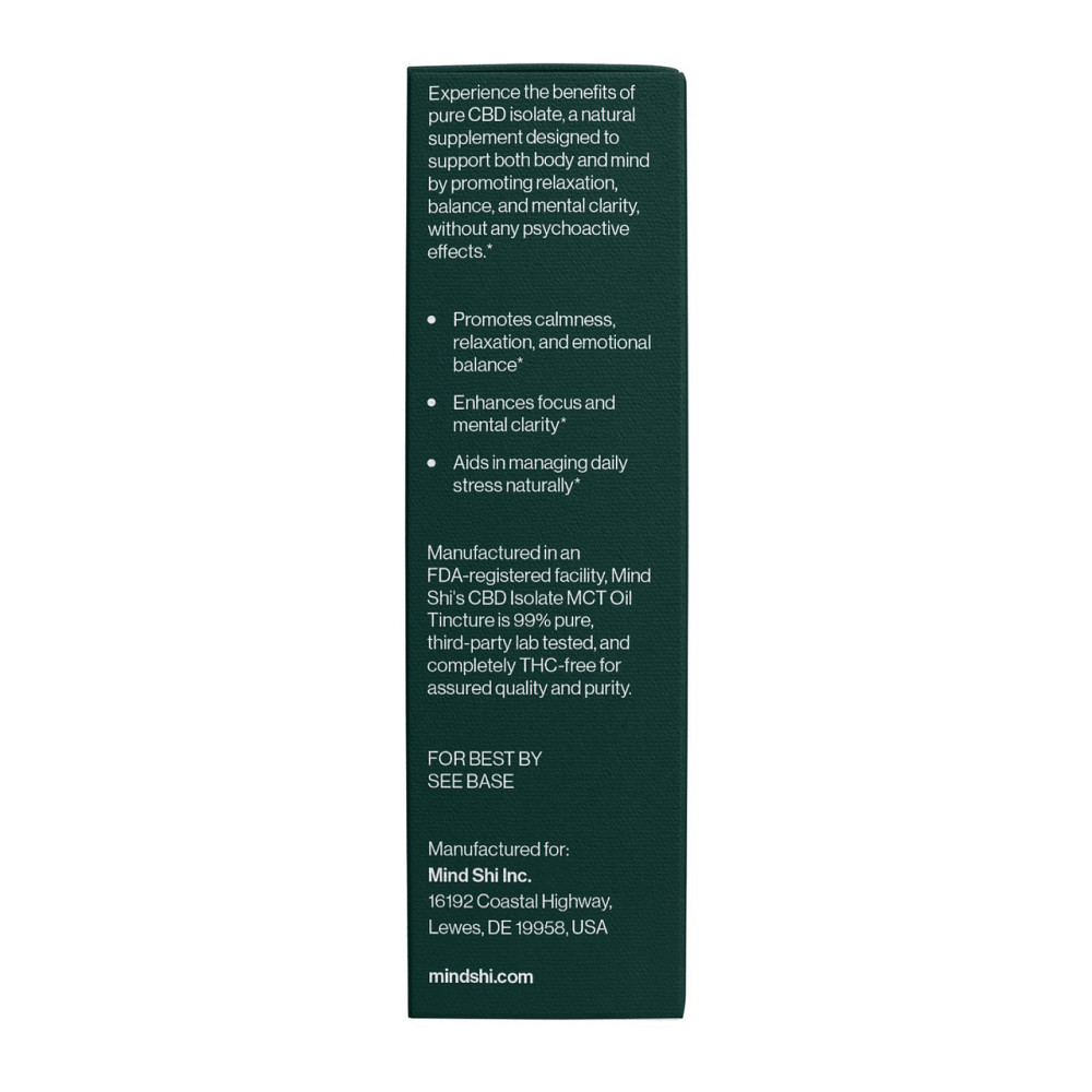 Олія каннабідіол Mind Shi CBD Oil Isolate 3000 mg 10 ml полуниця Київ - фото 6