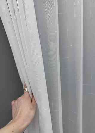 Тюль VR-Textil 1353т Мережка Льон Білий 500х270 см (42-0574) Київ