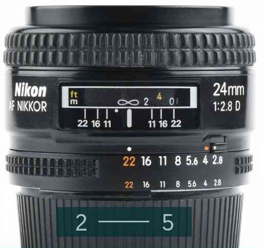 Об'єктив Nikon AF Nikkor 24 mm. F/2.8D. Київ