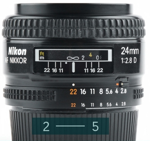 Об'єктив Nikon AF Nikkor 24 mm. F/2.8D. Київ - фото 4