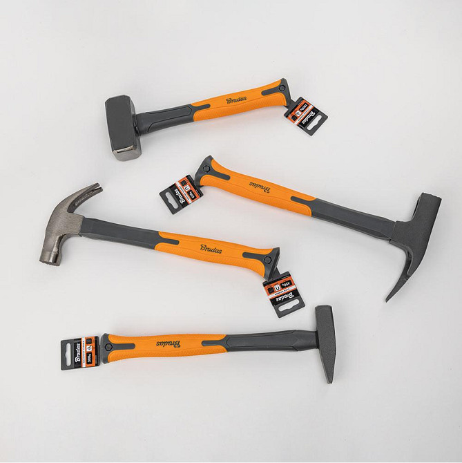 Молоток гумовий, 220 г., FIBERGLASS, DIY-HF6022 Київ - фото 3