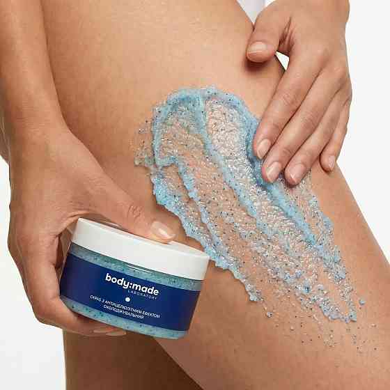 Скраб с антицеллюлитным эффектом охлаждающий BodyMade 300 г Киев