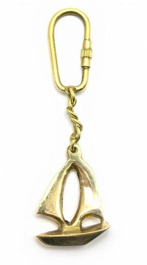 Брелок бронзовый Парусник Киев - изображение 1