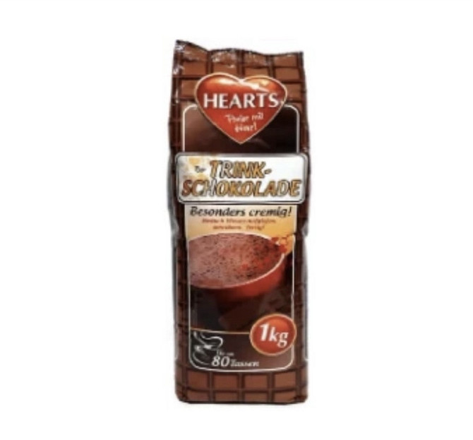 Горячий шоколад Hearts Trink-Schokolade 1кг (Германия) 4021155108645 Виноградов - изображение 1