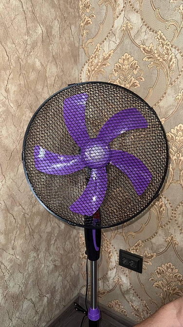 Підлоговий вентилятор BITEK 16" (40 см) 100Вт, 5 пластикових лопатей, з регулюванням висоти, функцією повороту і нахилу Одеса - фото 2