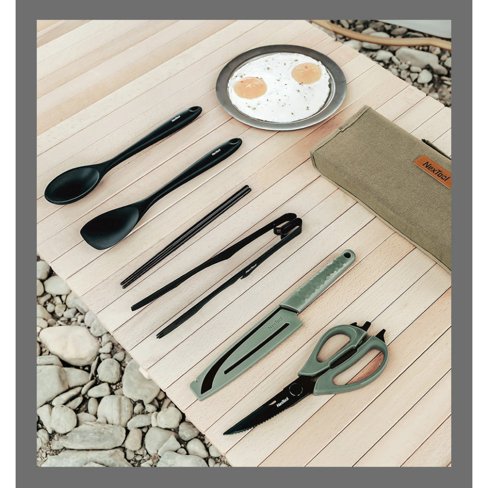 Набор кухонной посуды кемпинговый NexTool Outdoor Cooking set, 6 предметов Киев - изображение 10