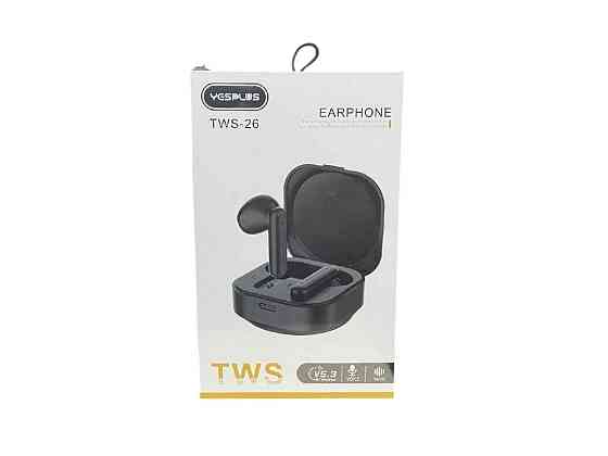 Наушники беспроводные вкладыши белые Bluetooth TWS-26 ТМ YESPLUS Киев