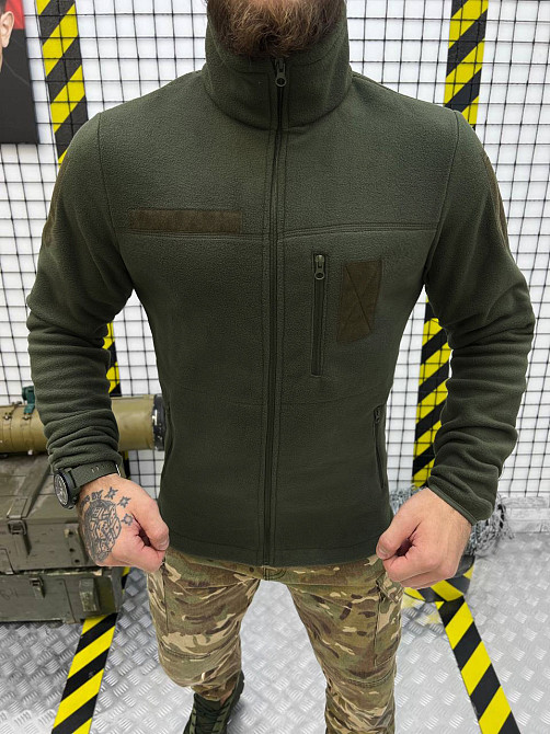 Флісова кофта олива тактична фліска Одеса - фото 8