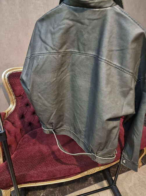 Женская куртка оверсайз Хаки S Харьков - изображение 4