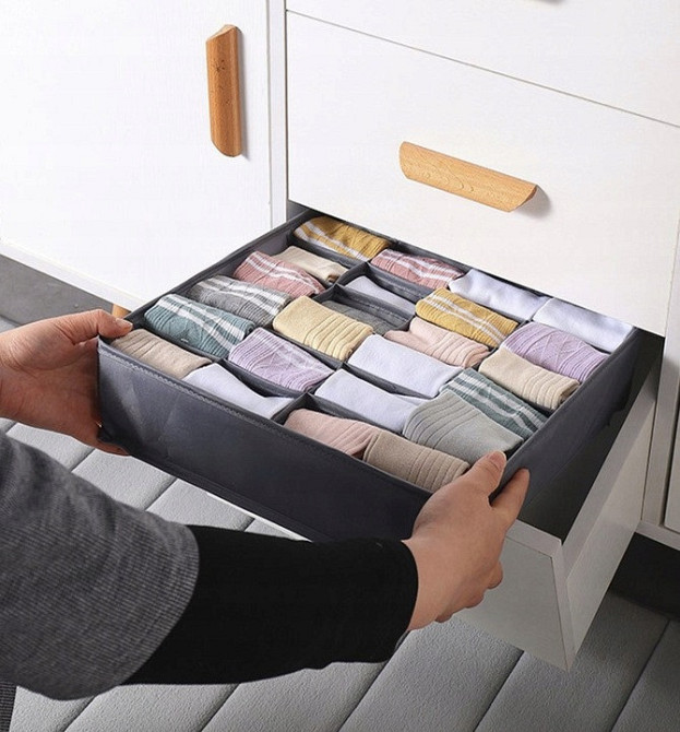 Комплект Органайзеров для нижнего белья 4 шт Ruhhy (19914) Grey Нововолынск - изображение 8