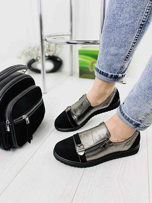 Olli Туфли женские OLLI графит натуральная кожа размер 38 (3277) Коломия - фото 1