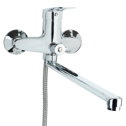 Змішувач SM d40мм для ванної гусак прямий 350мм дивертор вбудований картрідж Tau Житомир - изображение 2