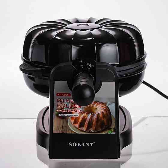 Кексниця електрична 1800 Вт з антипригарним покриттям 37×17×18 (см) Чорна SK-BBQ-837 Коломыя