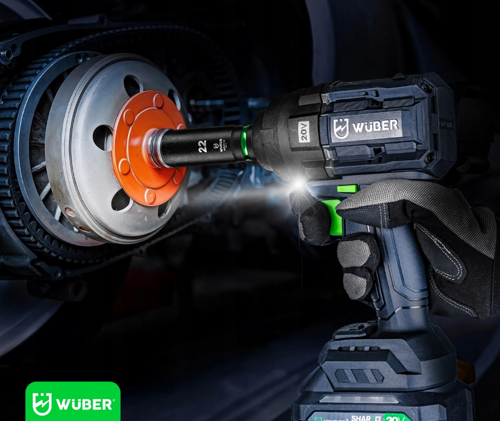 Набір ударних торцевих головок 1/2" 10-24мм Wuber 11шт. (Польща) Київ - фото 7