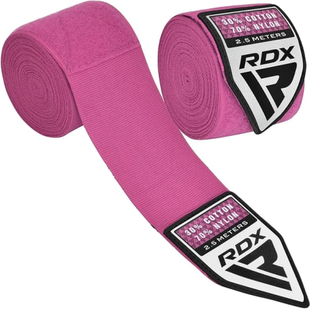Бинти для боксу RDX Hand Wraps Pink (2.5м.) Каменское