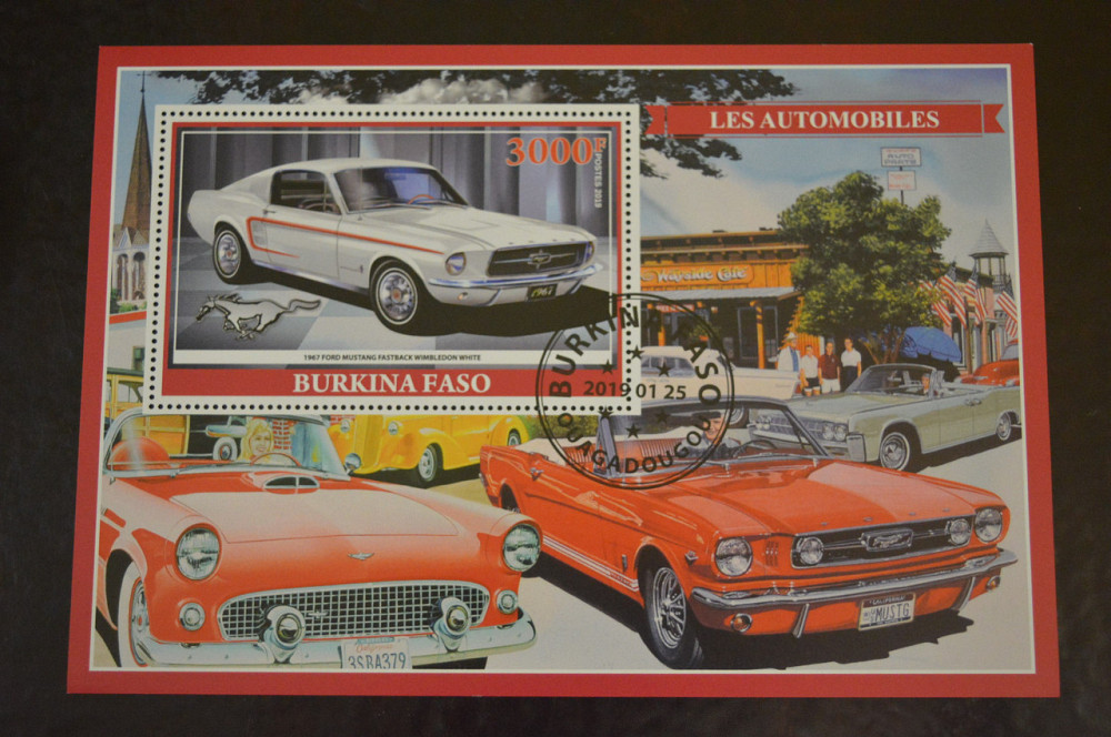 Буркіна Фасо. Марки. Особистості. Транспорт. Блок. 2019 рік (В-4) Полтава - фото 1