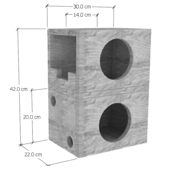 Домик для шиншиллы 