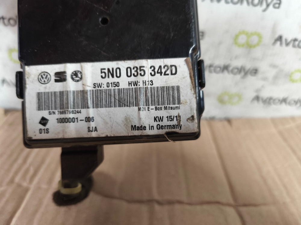 Блок керування мультимедіа VW Golf VII 7 2012-2020 (5N0035342D) Ковель - изображение 2