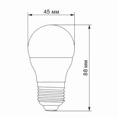 Лампочка Videx VL-G45h-06274 Винница