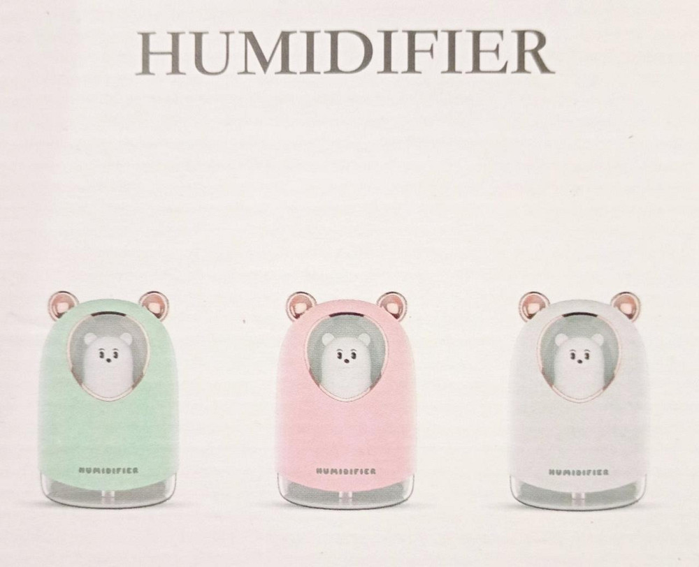 Увлажнитель воздуха H2O Humidifier USB с мишкой на 300мл / 8023 Днепр - изображение 4