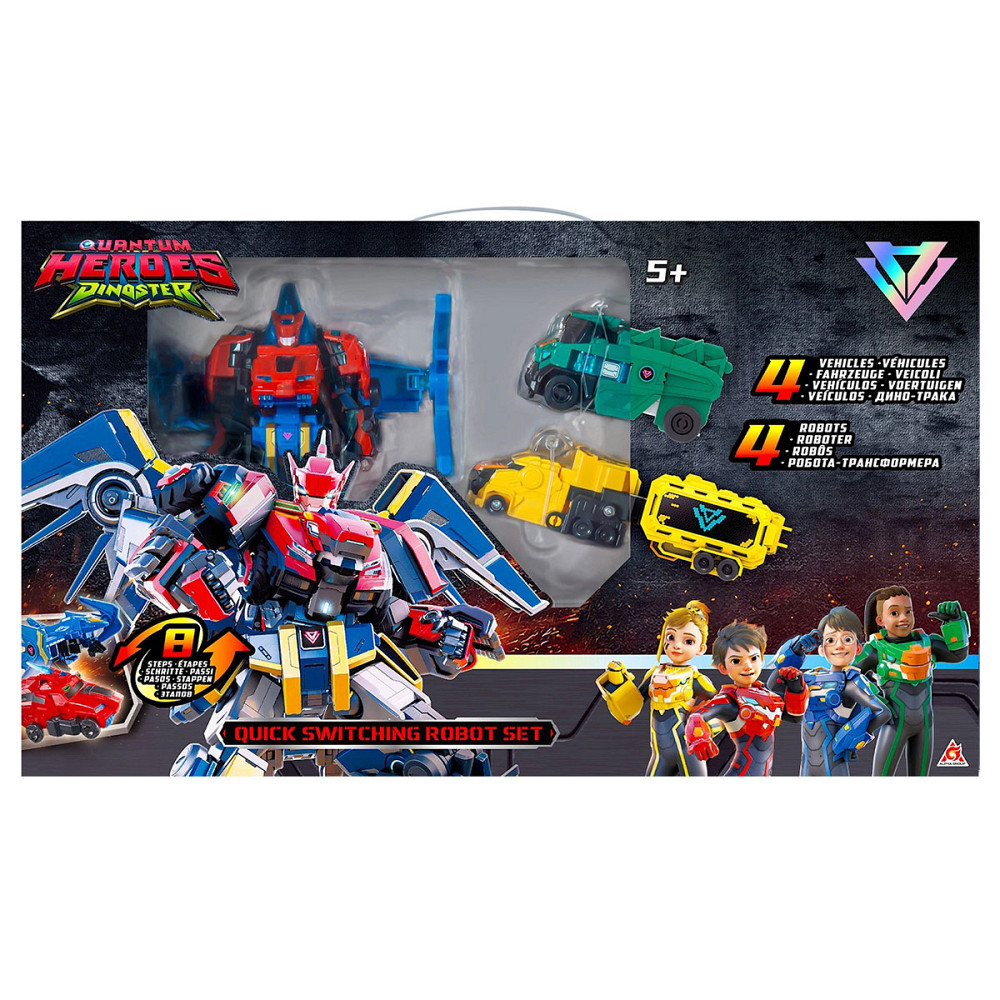 Ігровий набір Dinoster - Швидка трансформація Дніпро - фото 10