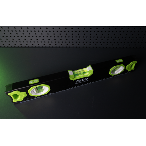 Alloid Pro. Рівень будівельний 40см, 3 капсули з магнітом та боковим вікном Одеса