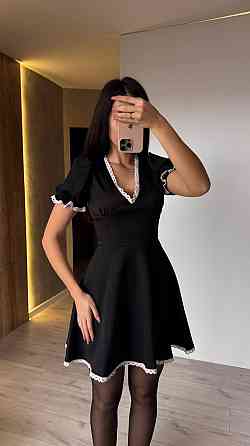 Женское романтичное привлекательное вечернее платье костюмка + кружево 44 Одесса