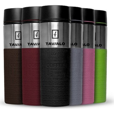 Термокружка Tavialo + 2 ущільнювальних кільця 420 мл Чорний (190420101) Винница - изображение 7