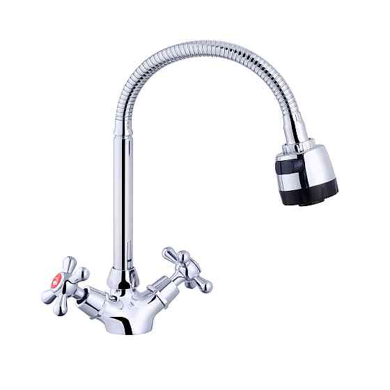 Змішувач для кухні з гнучким виливом Agua Toledo - C039 Київ
