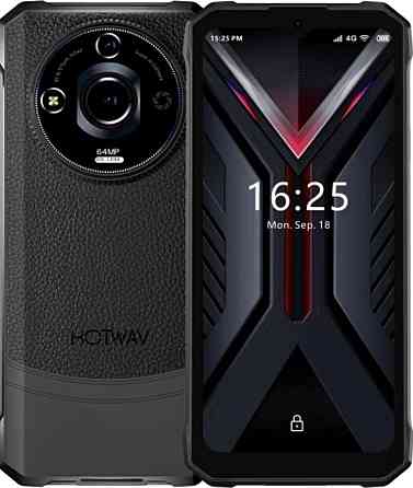 Смартфон HOTWAV T7 Pro 6/256Gb. Black / Orange IP69/69 6280Mah 64mp. Киев