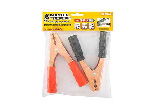 Затискачі для клем акумуляторні MASTERTOOL 400 А 15 см 81-0118 Коломыя